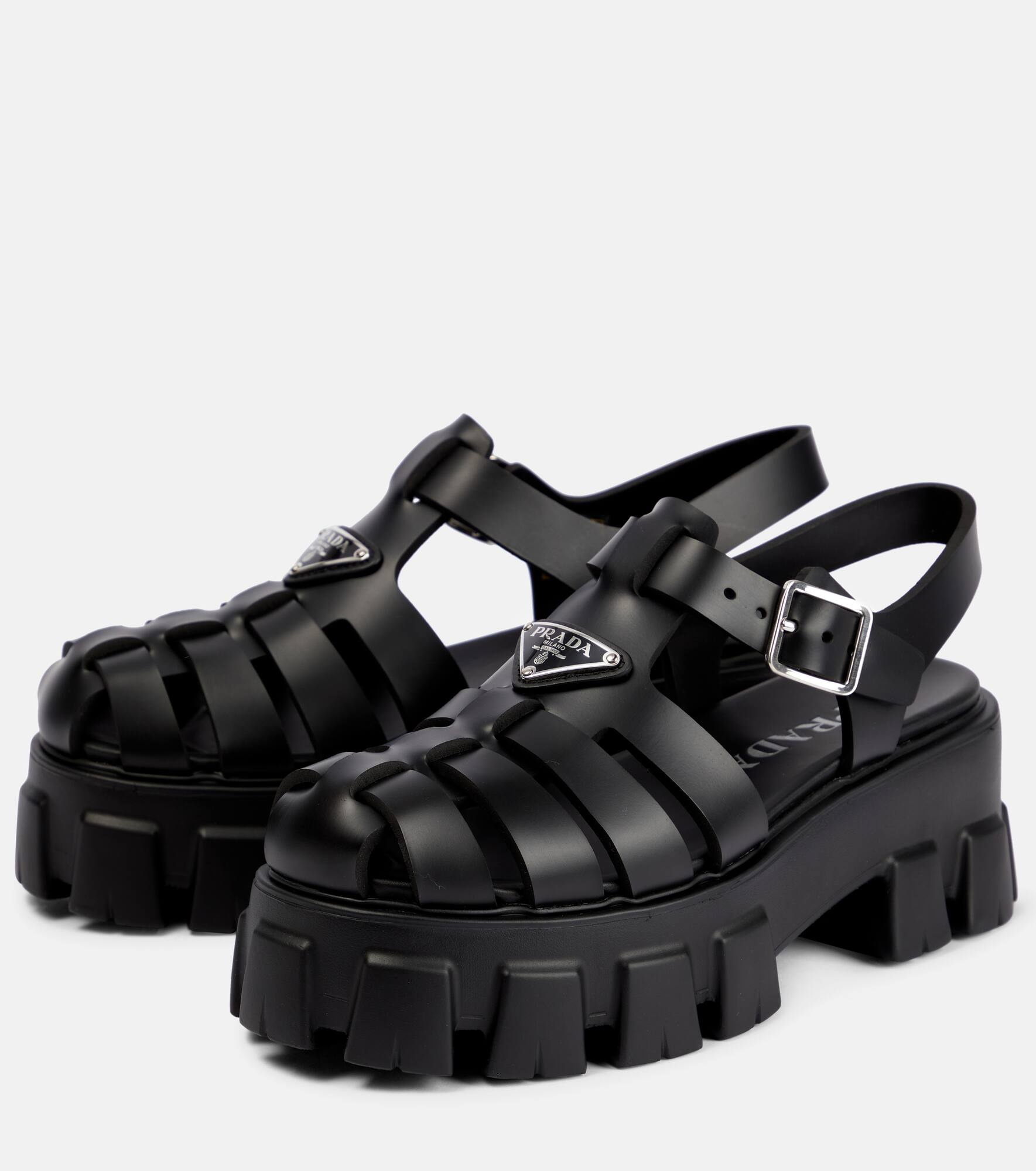 Monolith platform sandals - 5