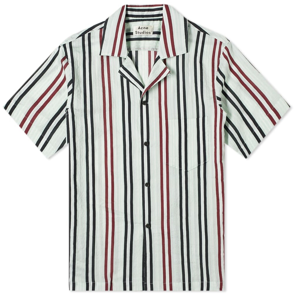 Acne Studios Simon Sheer Stripe Vacation Shirt - 1