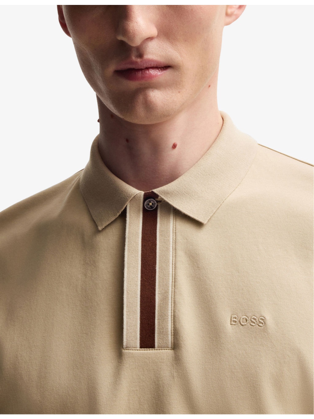 Business Leisure logo-embossed cotton-blend polo shirt - 5