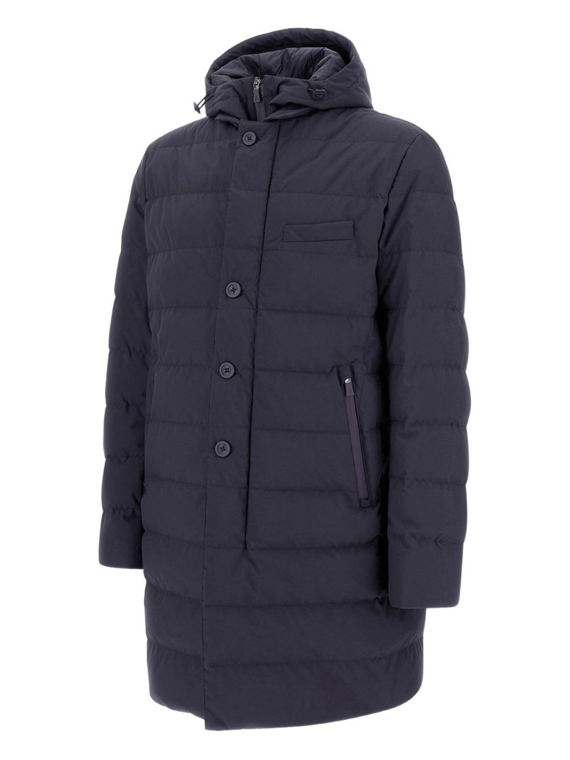 Herno buttoned padded coat outlook