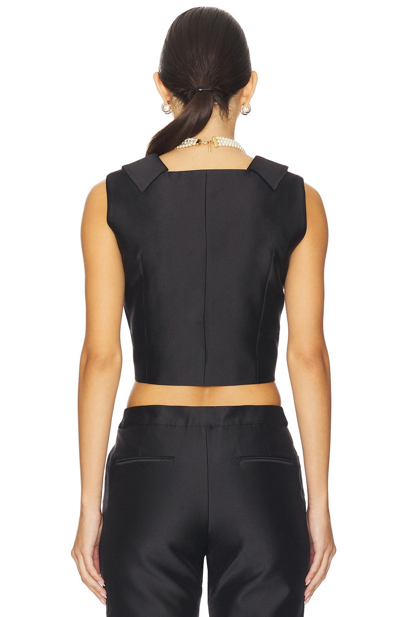 SHUSHU/TONG Square Neck Sleeveless Top outlook