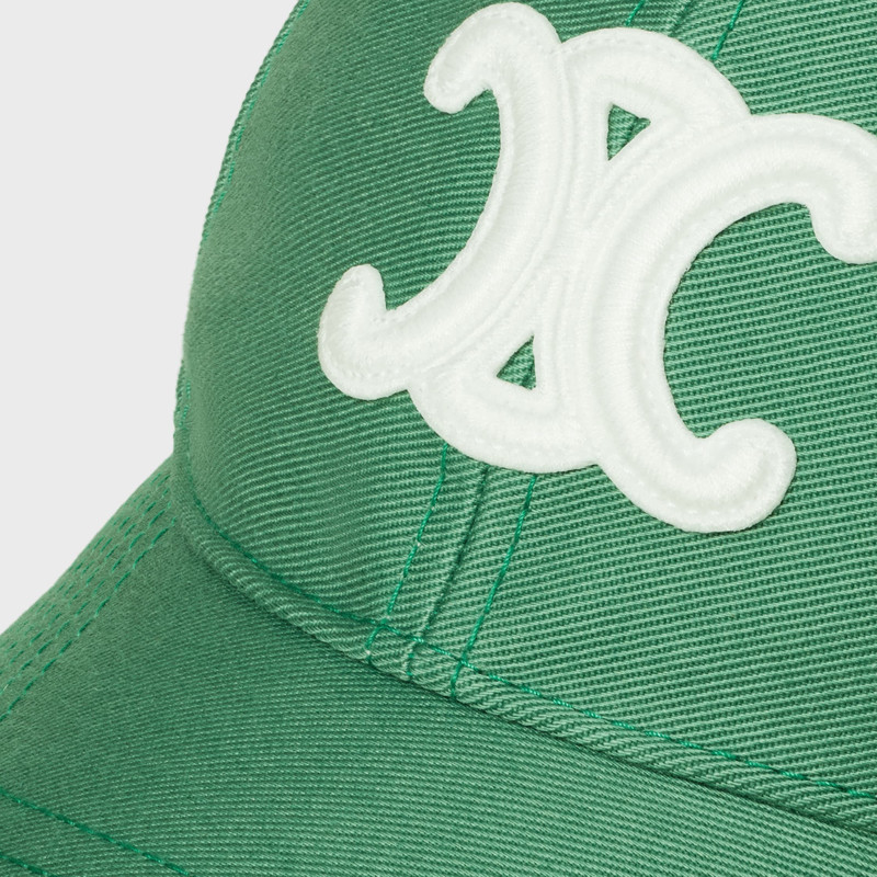 triomphe baseball cap IN WASHED COTTON GABARDINE 5