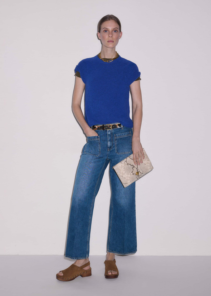 ME+EM Leg Elongator Crop Jean outlook