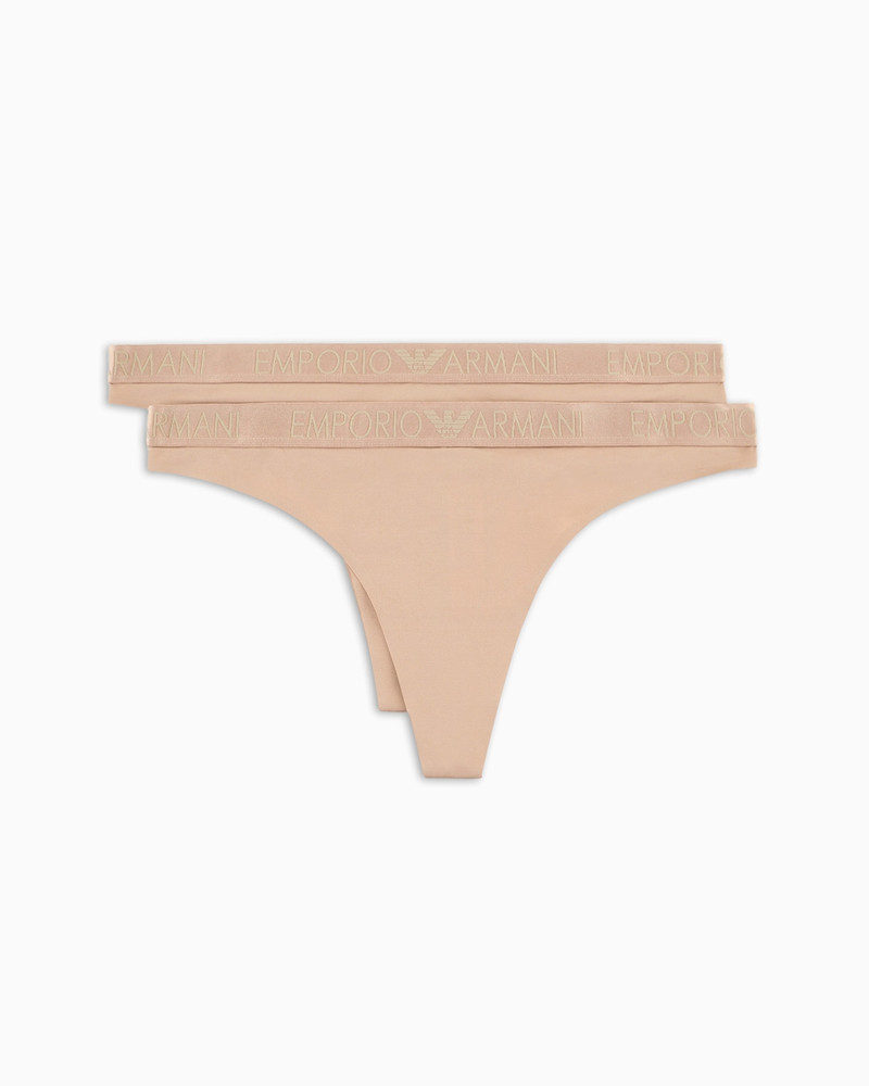 Two-pack of ASV Iconic recycled-microfibre thongs 1