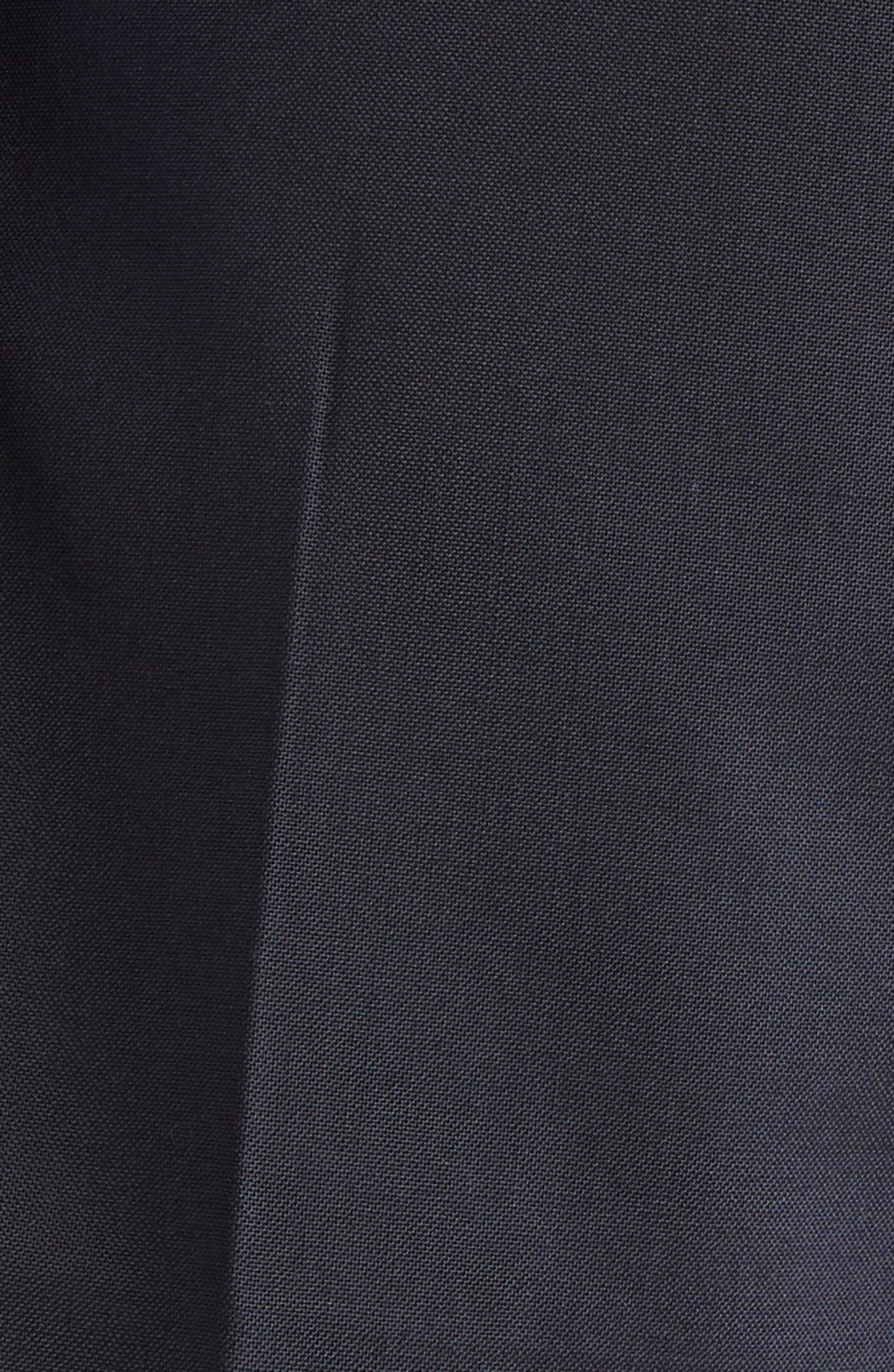 Sacai Suiting Mixed Media Shorts in Navy/Dark Khaki at Nordstrom - 7
