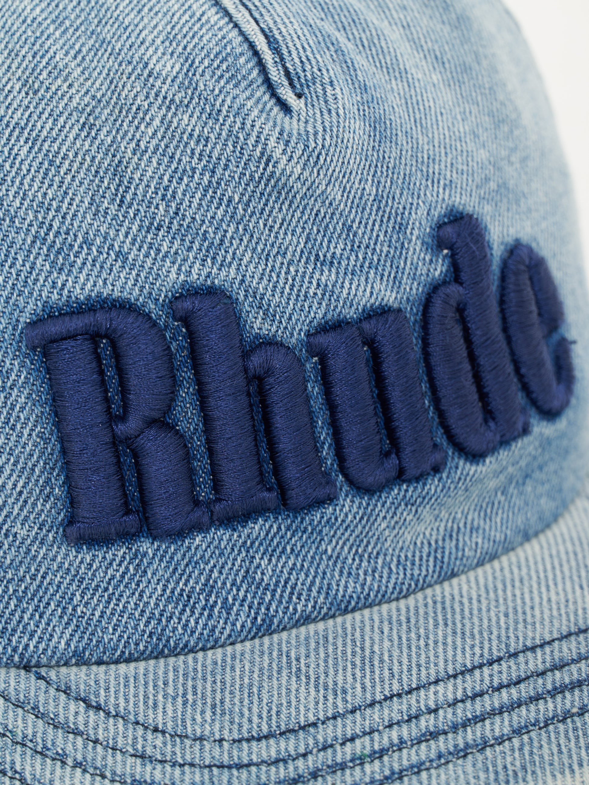 RHUDE LOGO DENIM HAT - 3
