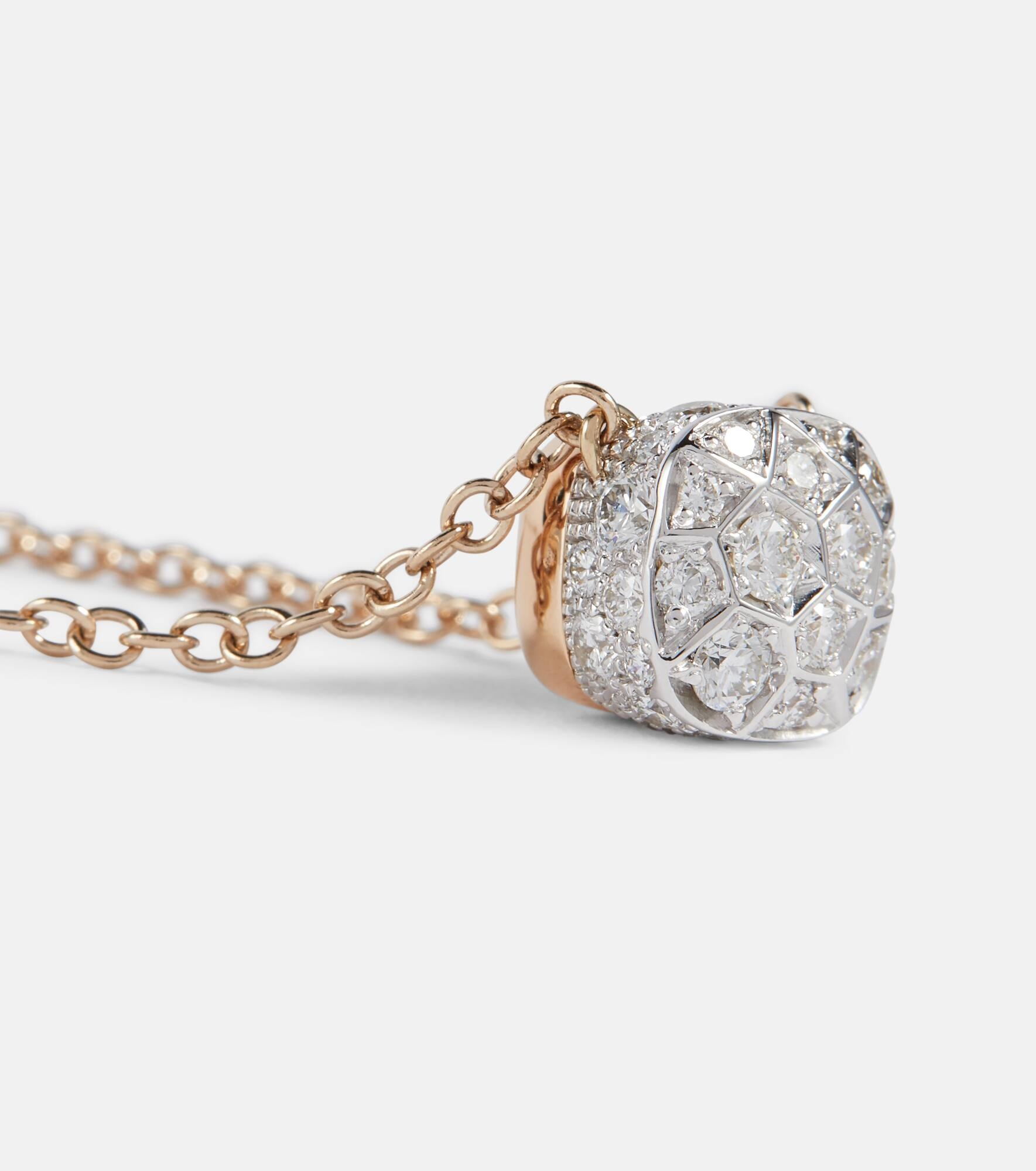 Nudo Solitaire 18kt gold necklace with diamonds - 6