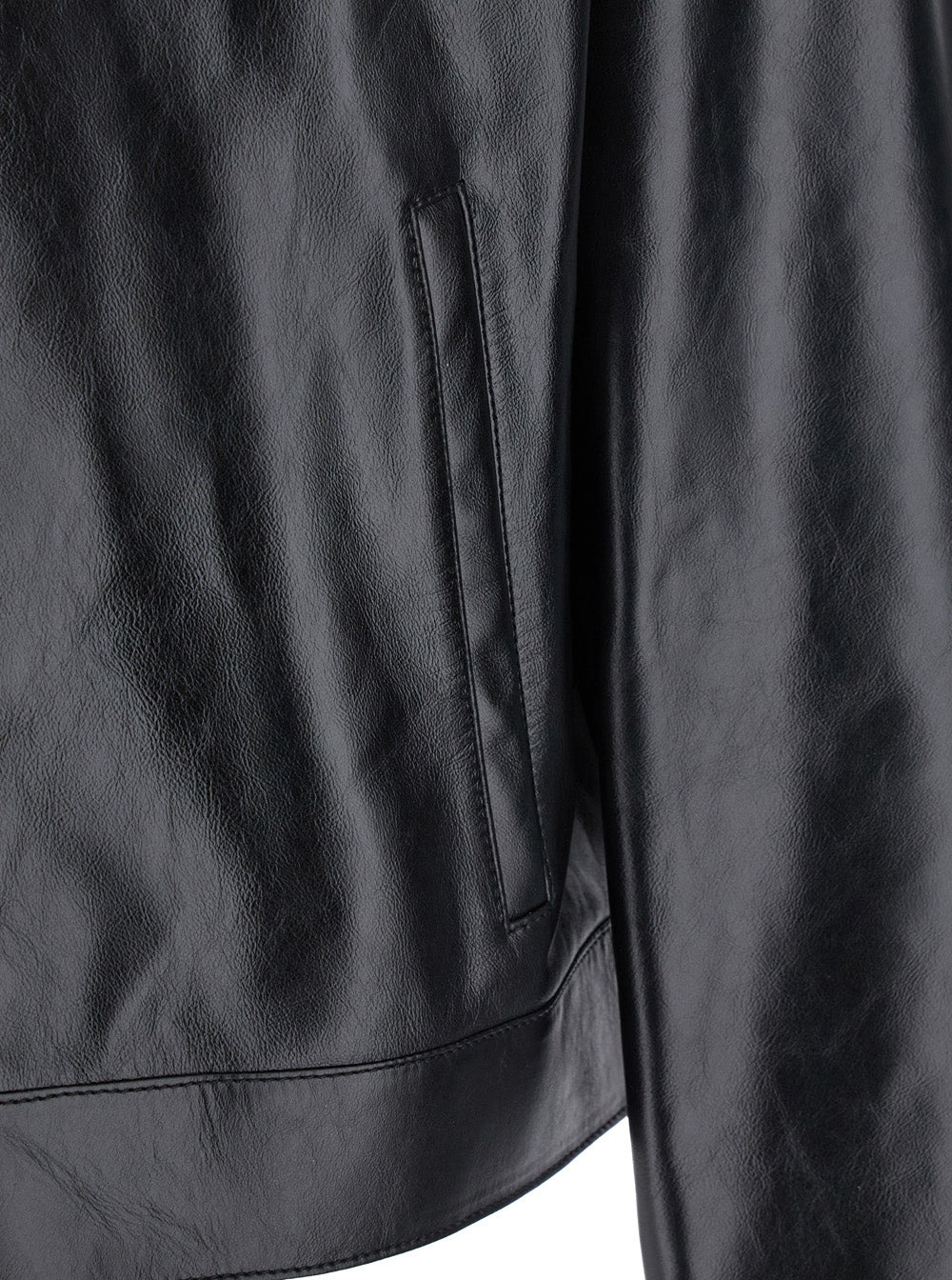 Givenchy Men Black Jacket With Logo Patch On The Back In Leather Man - 3