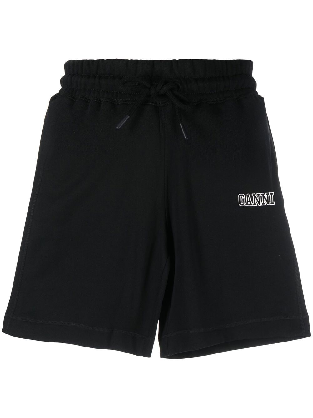 embroidered logo track shorts - 1