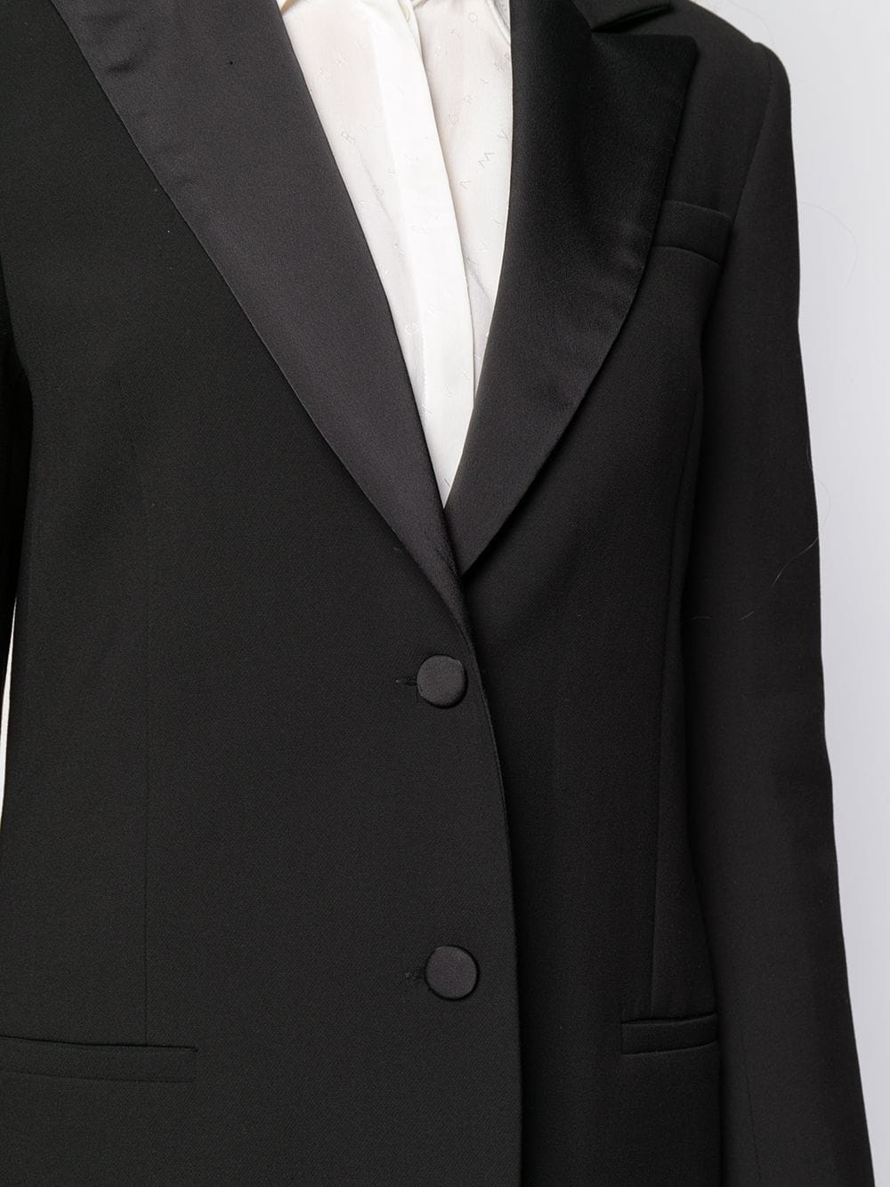 fitted tuxedo jacket - 5