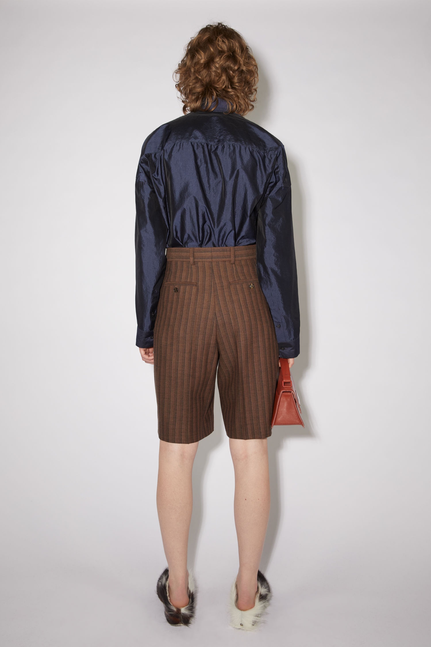 Knee-length shorts - Brown/black - 3