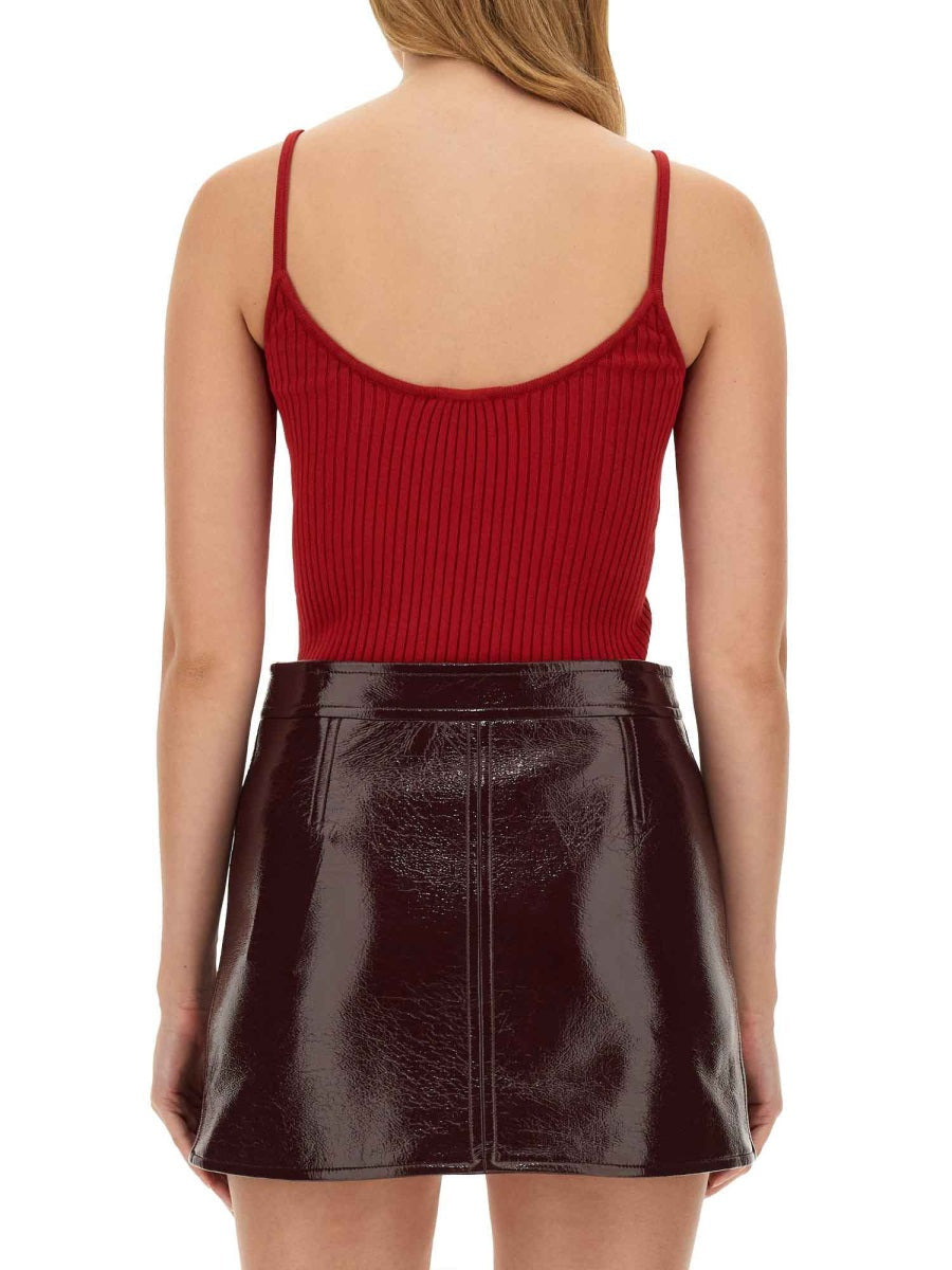 Courreges Women "Reedition" Knit Tank Top - 3