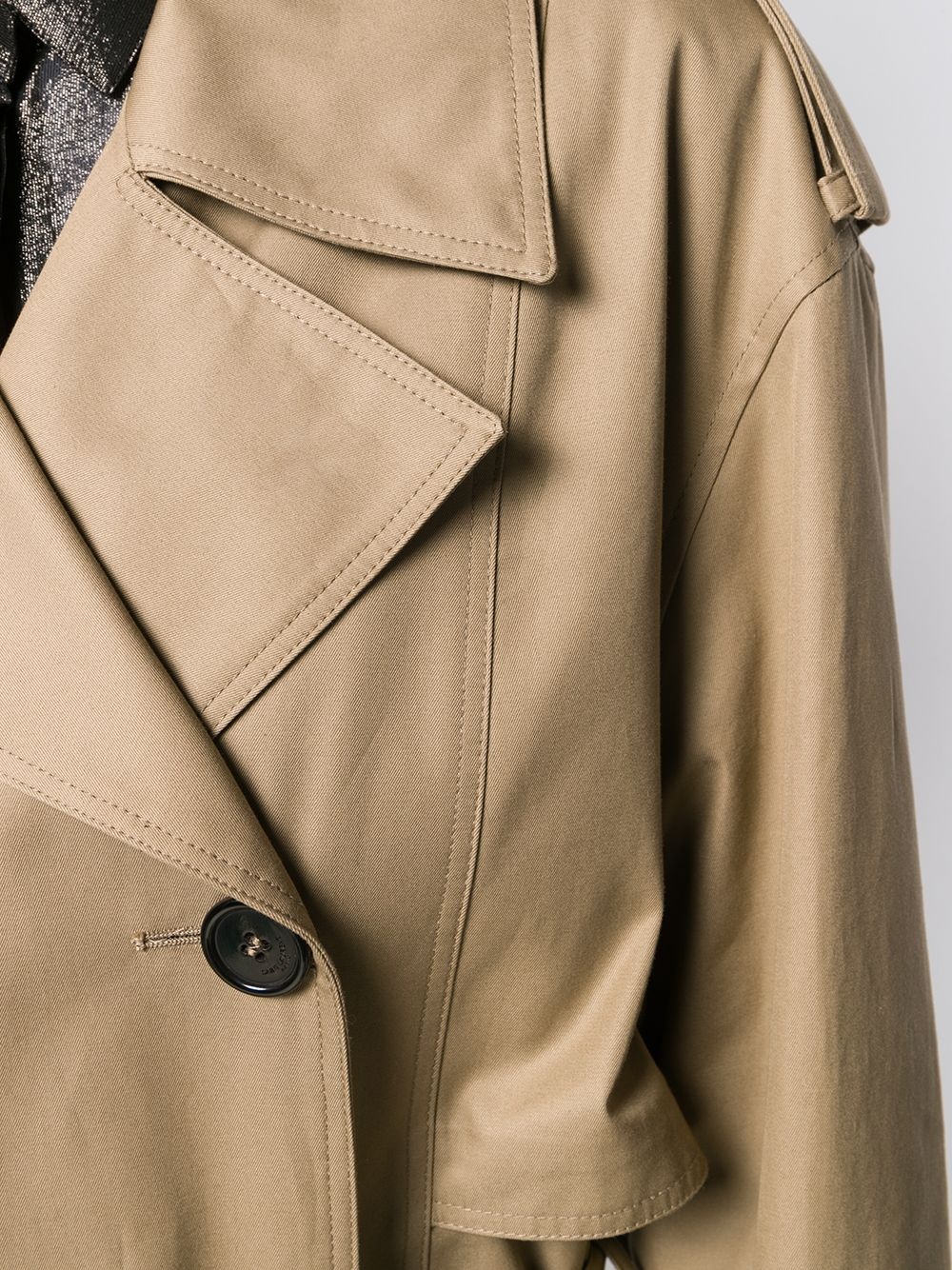 belted trench coat - 5