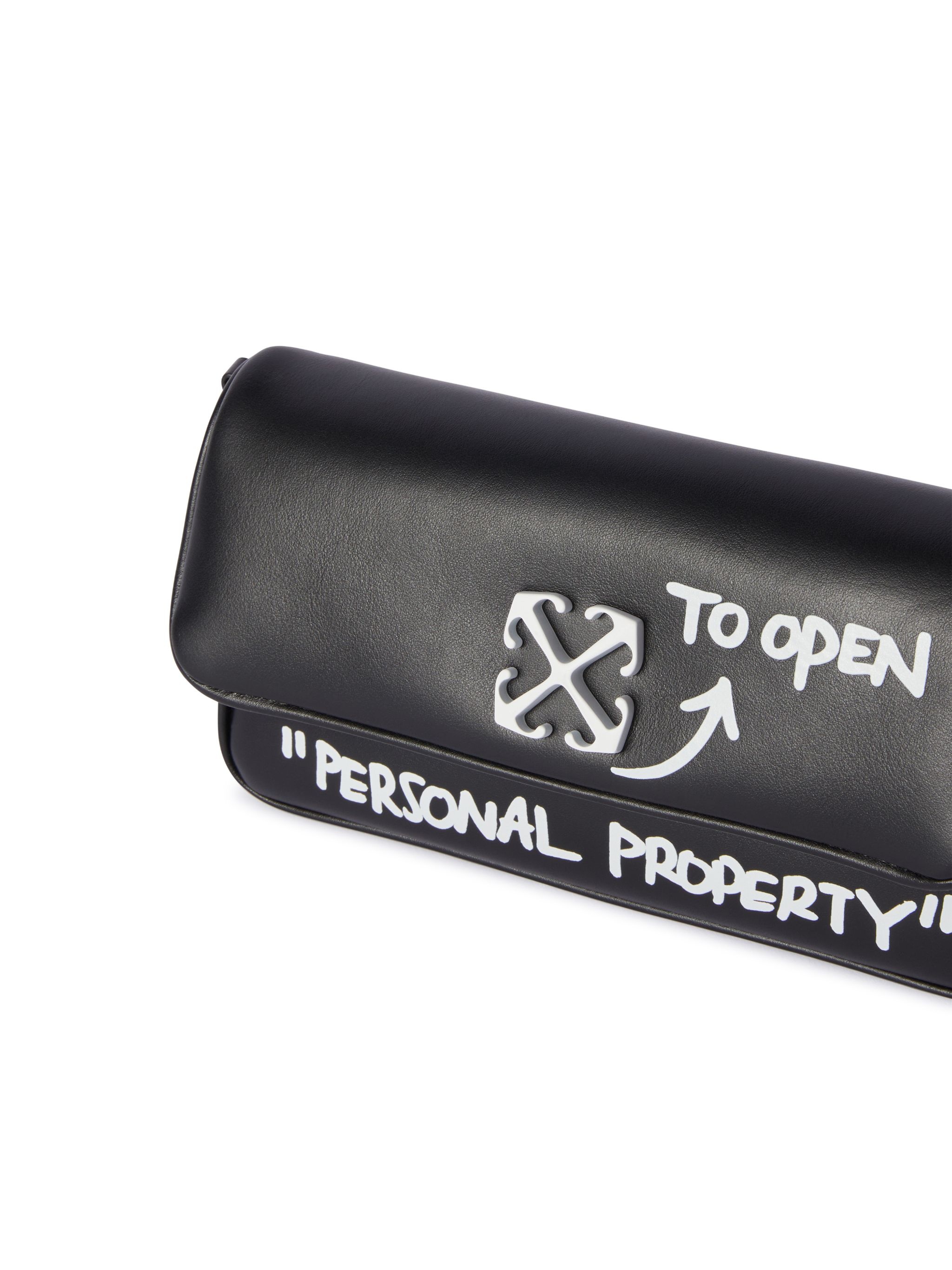 Black Jitney 0.7 Quote Shoulder Bag - 6