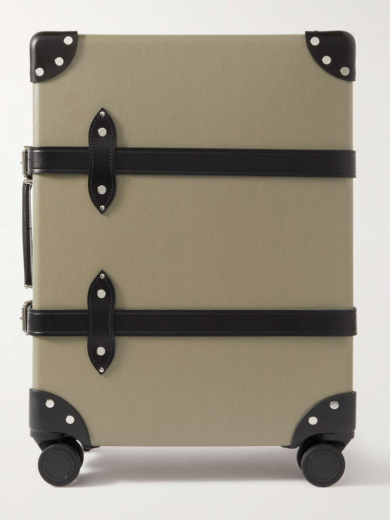 Centenary Leather-Trimmed Carry-On Suitcase - 1