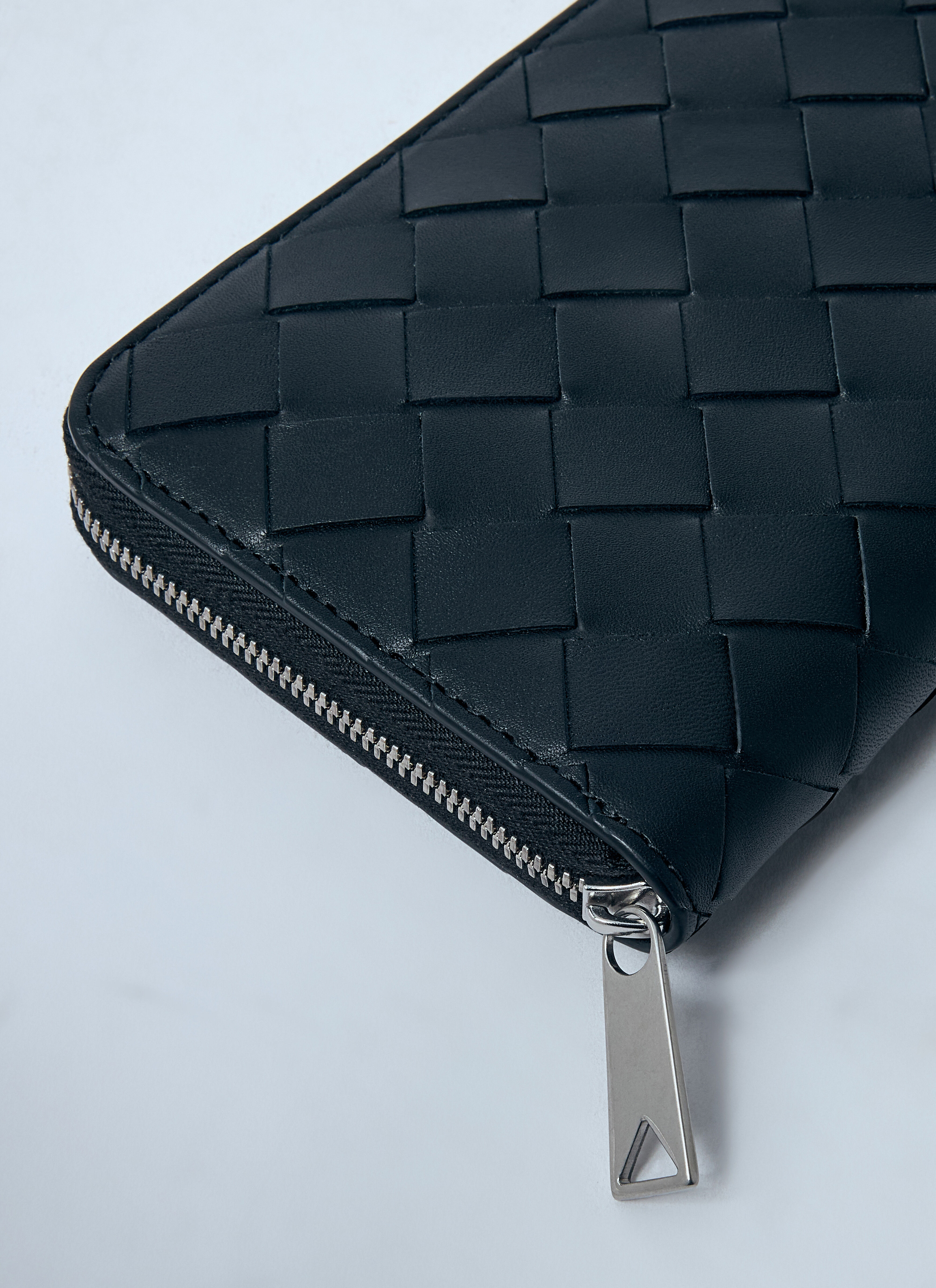 Intrecciato Leather Zip-Around Wallet - 4