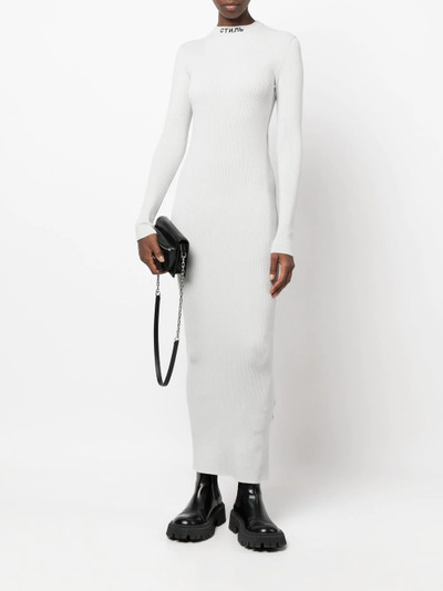 Heron Preston logo knitted maxi dress outlook