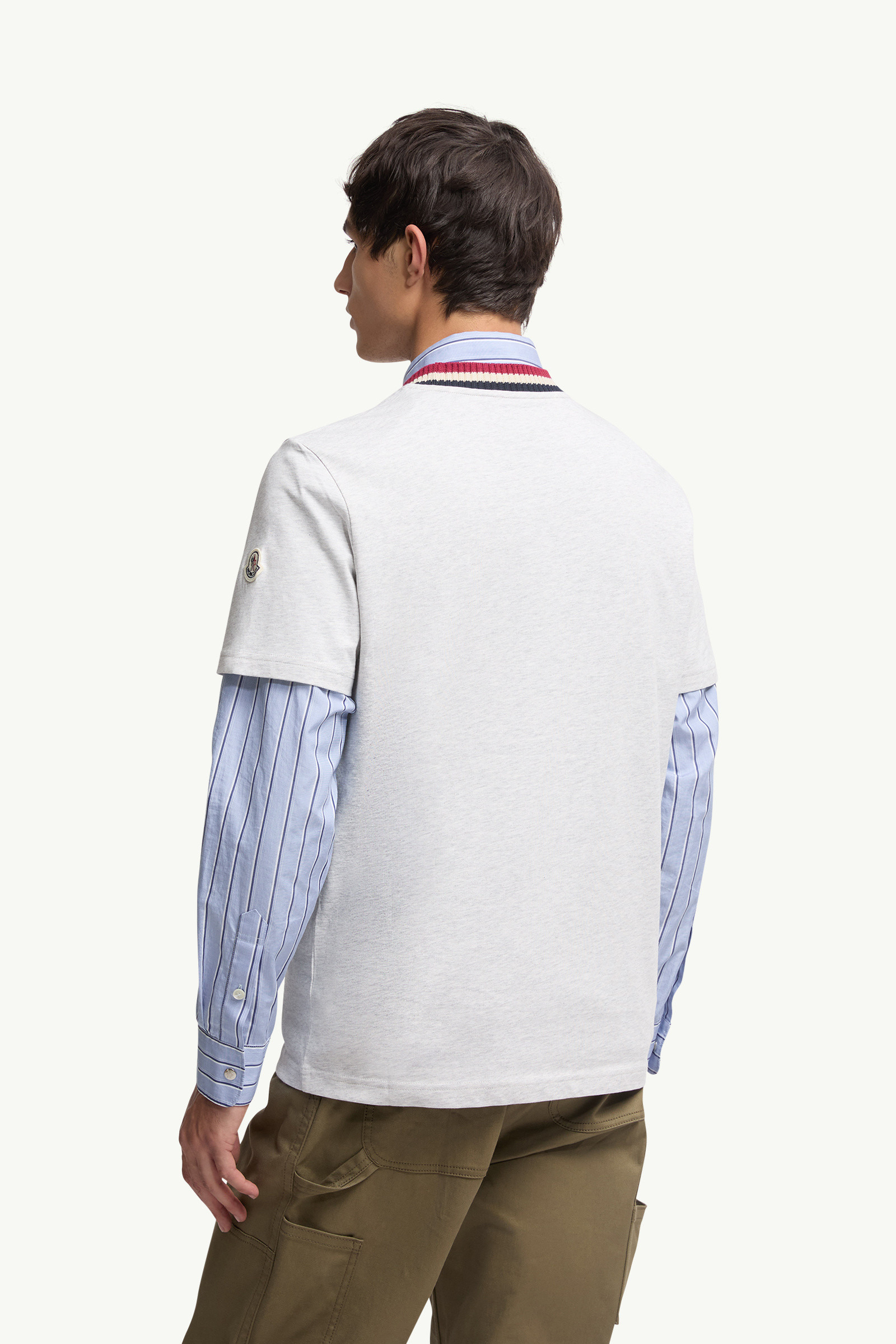 Embroidered Logo Cotton T-Shirt - 5