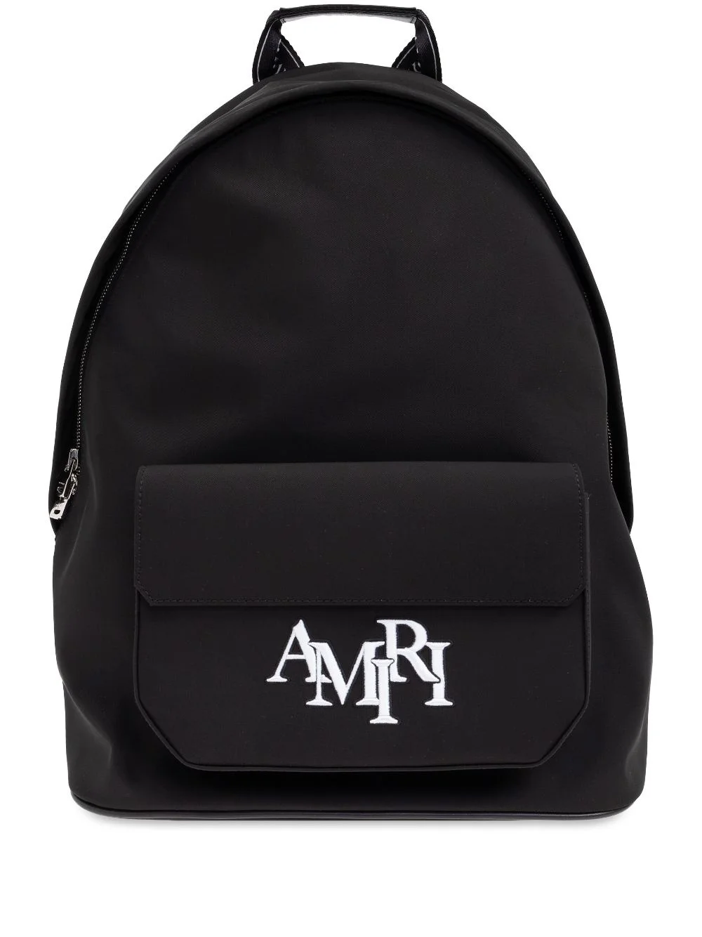 logo-embroidered backpack - 1
