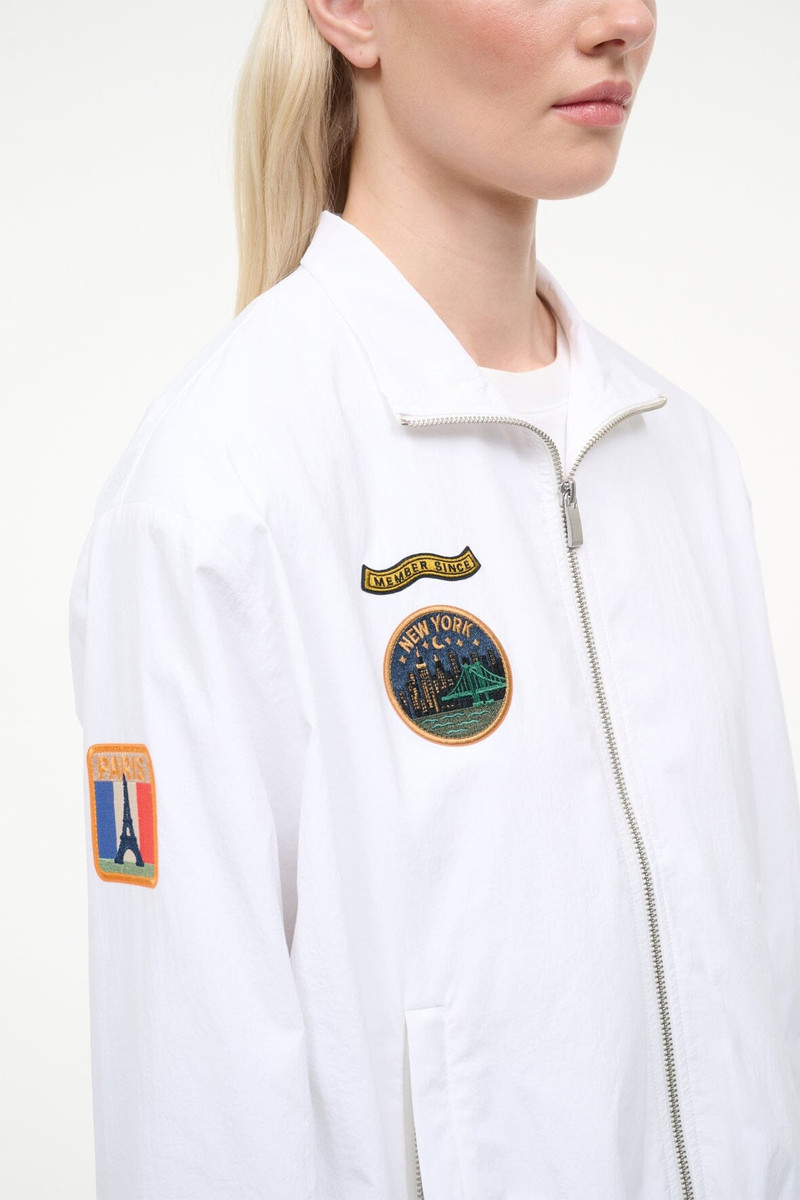 STAUD ARRIVAL JACKET WHITE 5