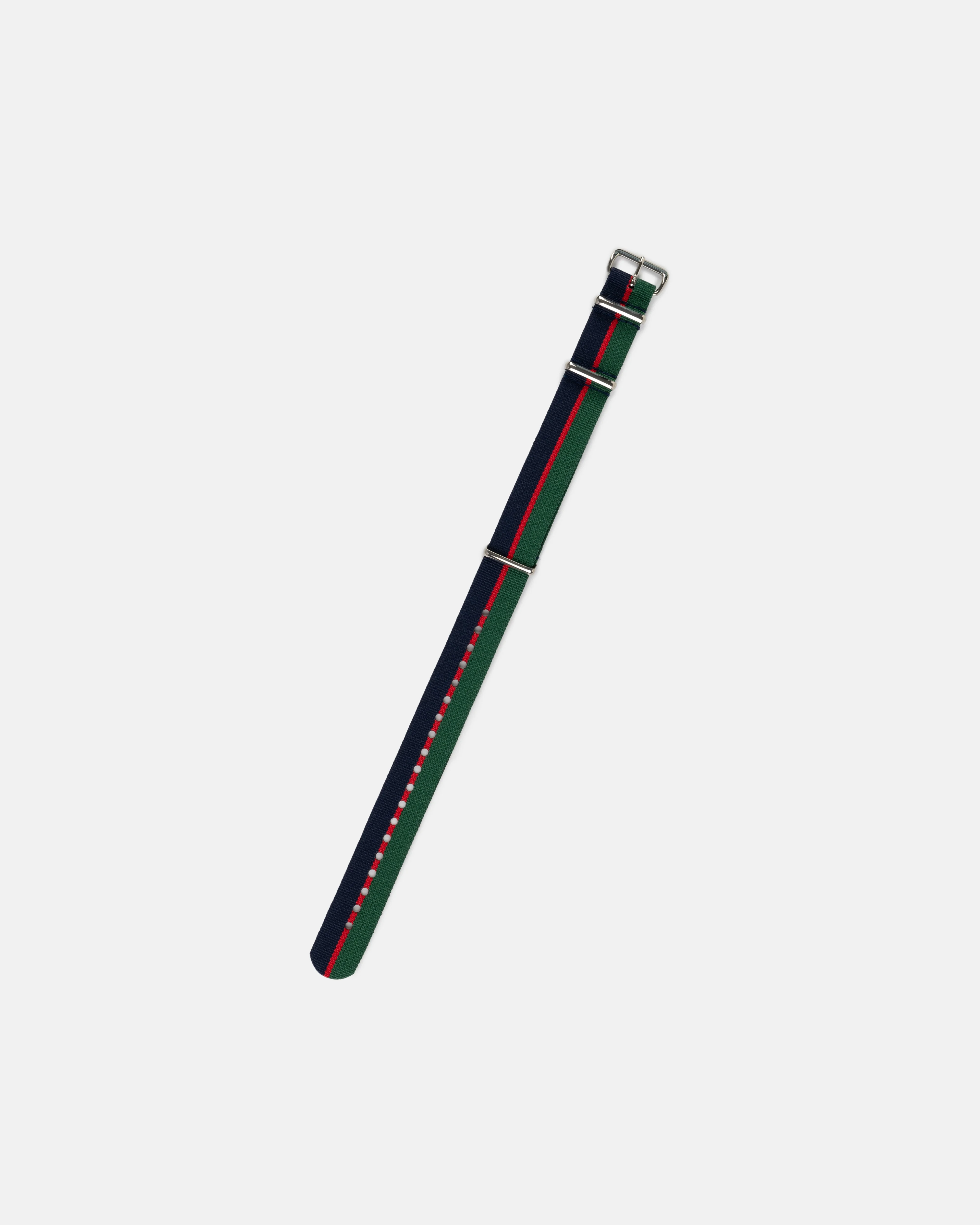 ROYAL WELSH REGIMENTAL STRIPE NYLON WATCH STRAP - 1