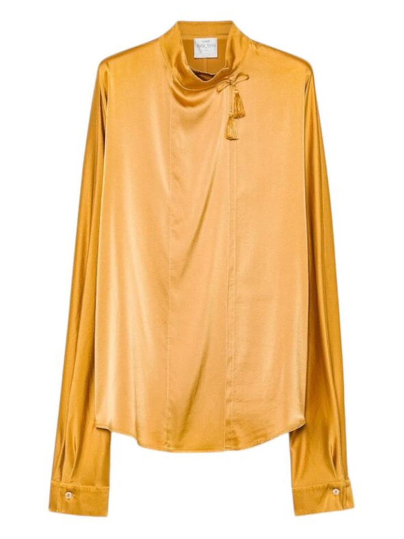 tassel-neck blouse 1