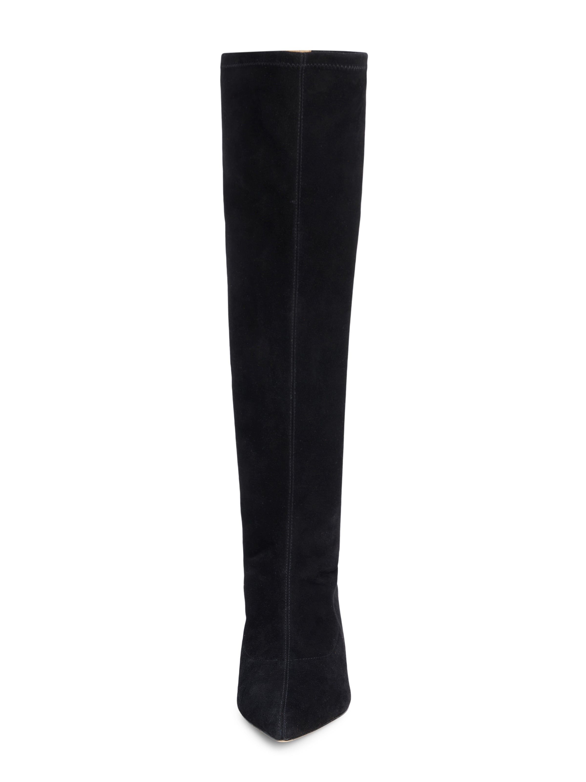 Emilie Suede Kitten Heel Boot - 5