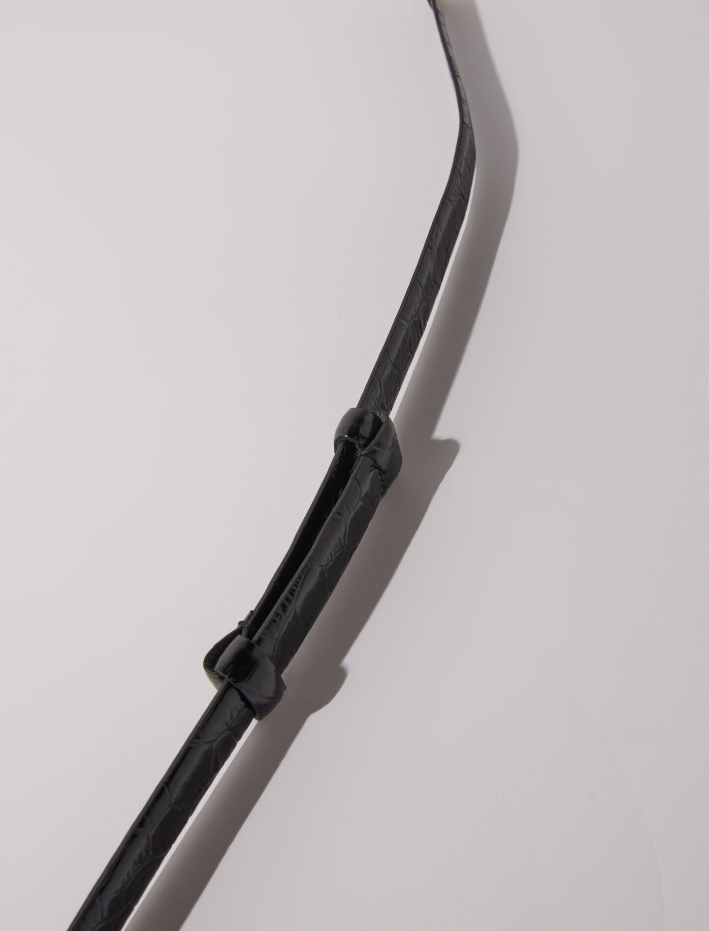 Leather belt with horse bit buckle - 6