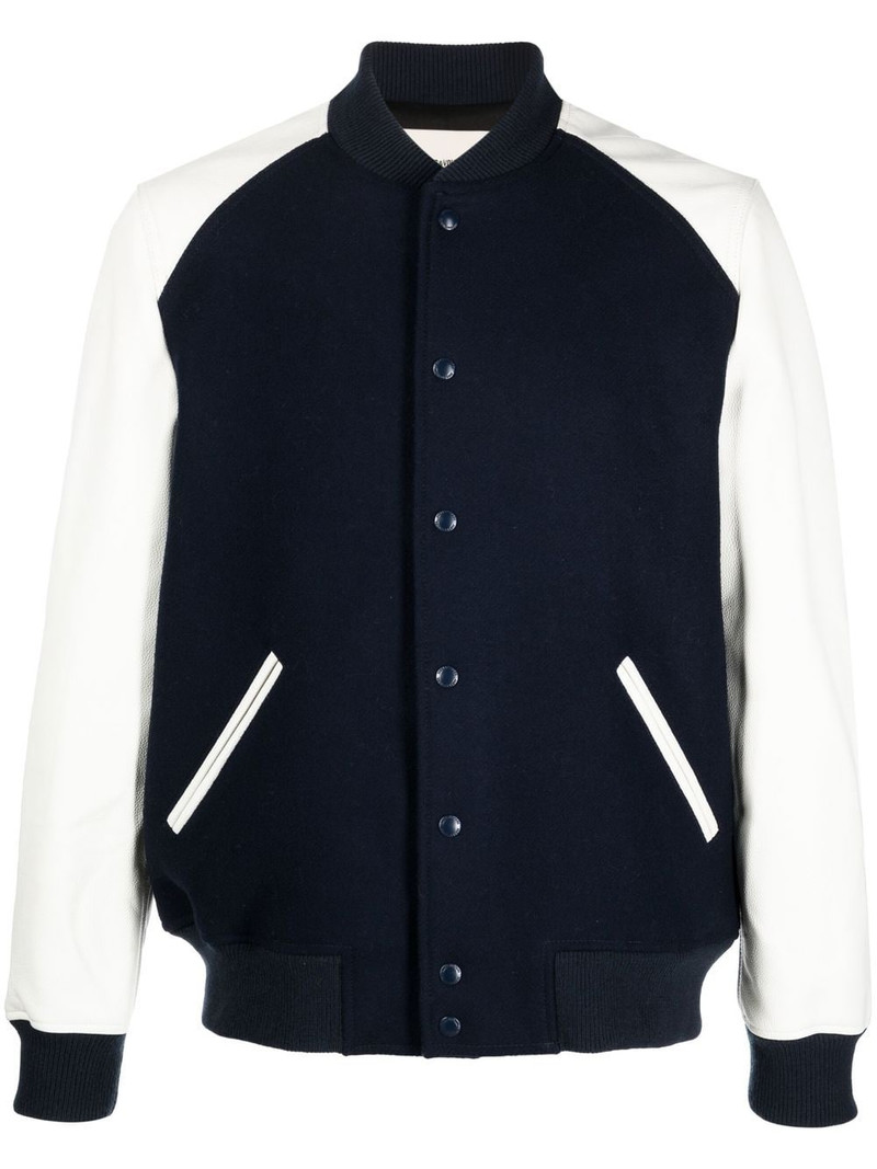 Birdih panelled bomber jacket 1