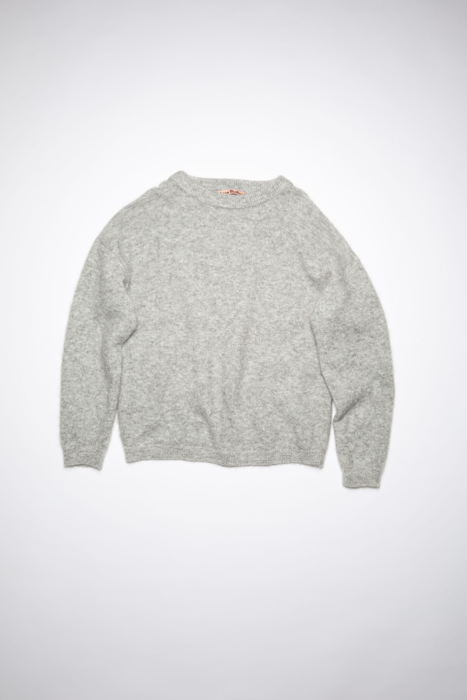 Mohair-blend Sweater - Cold grey melange - 4