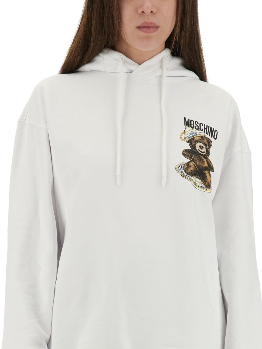 Sweatshirt With "Teddy" Print - 4