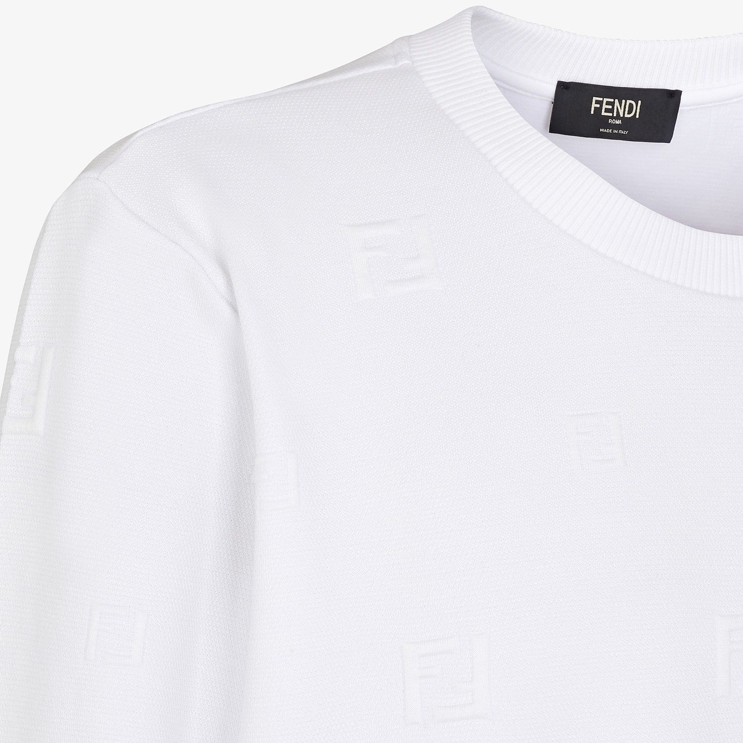 White cotton sweatshirt - 3