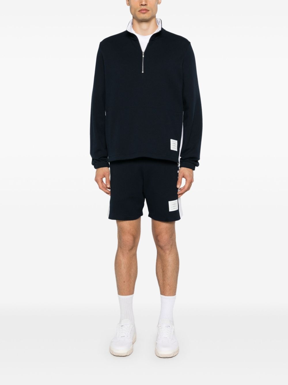mid-rise track shorts - 2