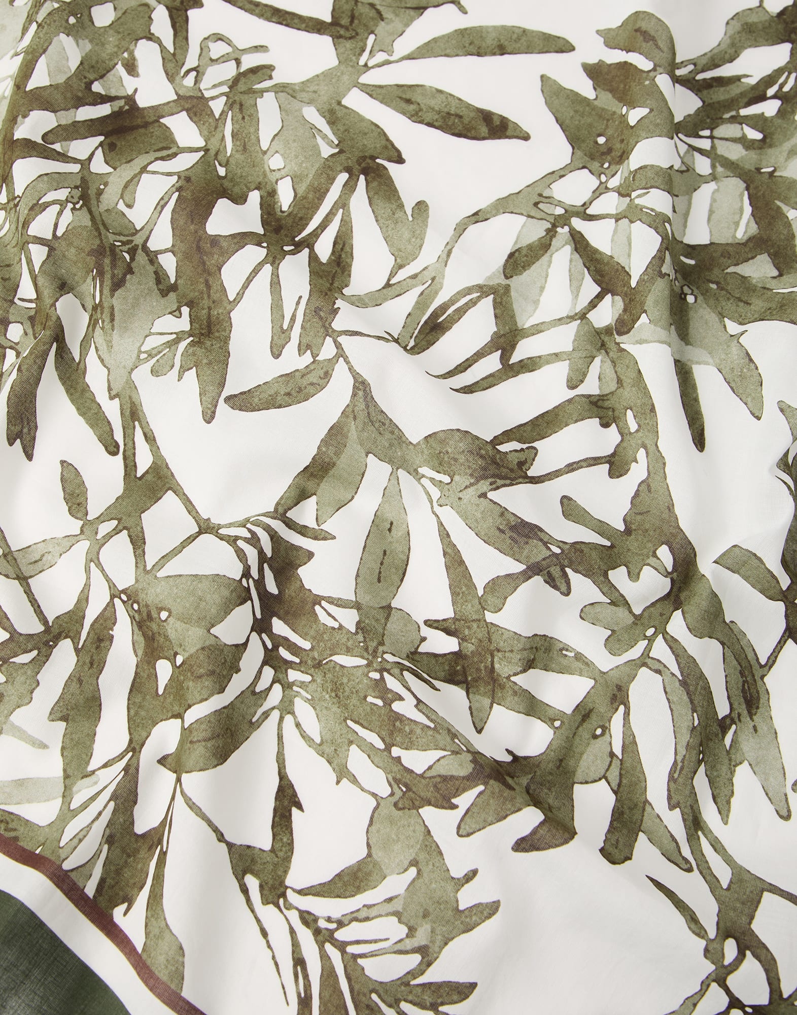 Herbarium print cotton foulard - 3
