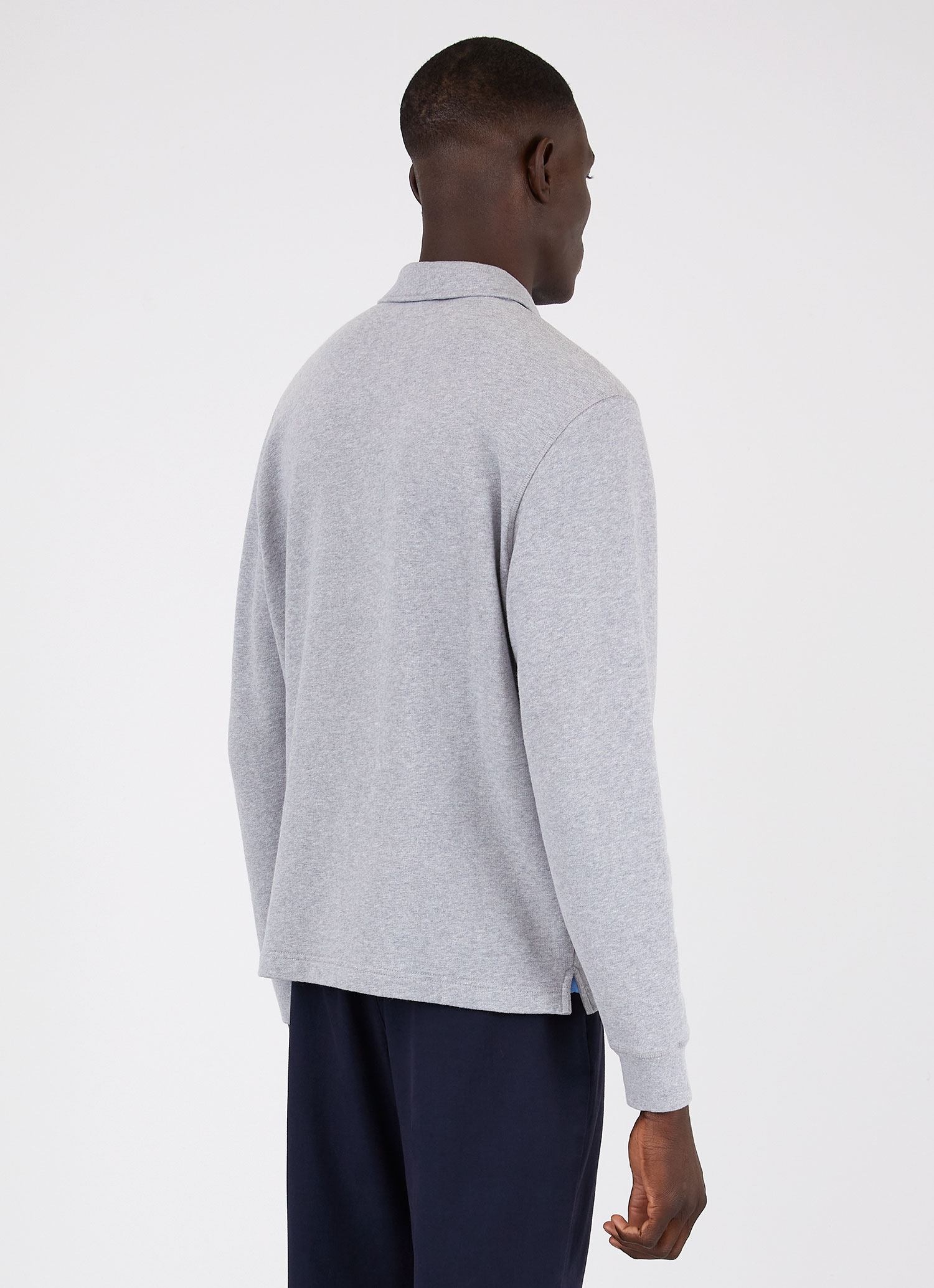 Zip Polo Loopback Sweatshirt - 4