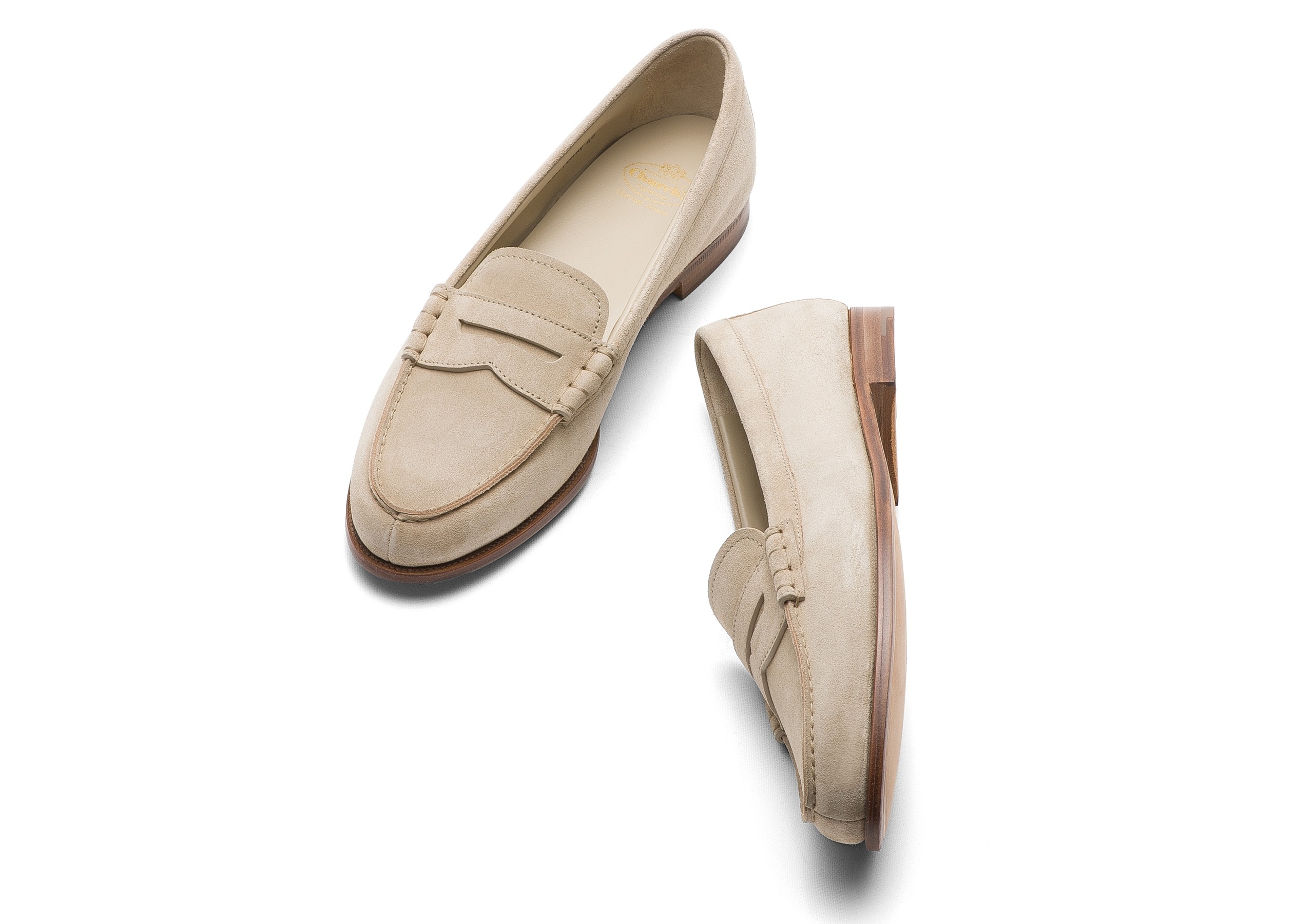Kara 2
Soft Suede Loafer Stone - 2