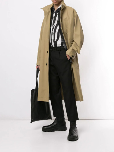 Wooyoungmi hi-neck trench coat outlook