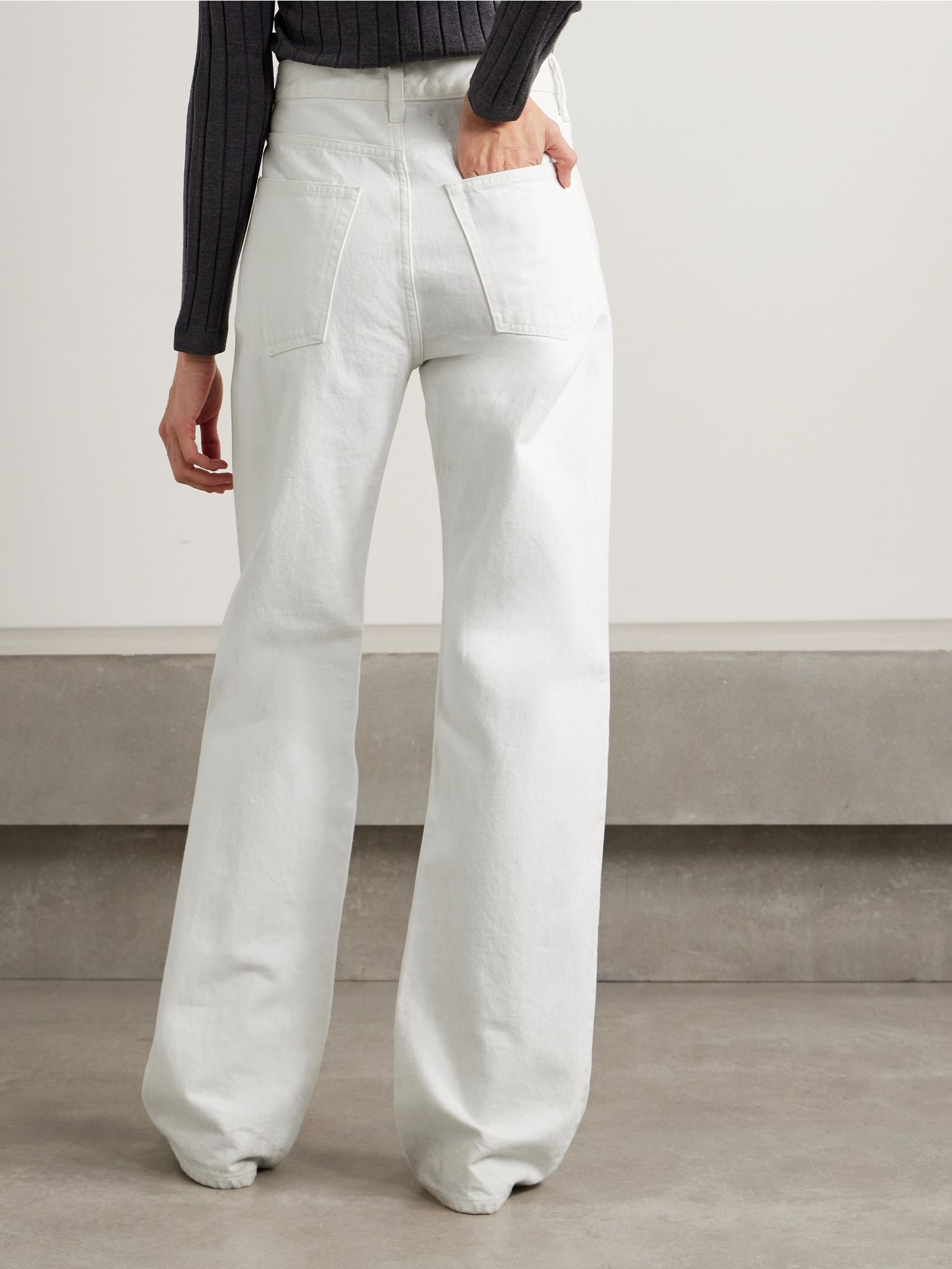 Mitchell high-rise jeans Cream - 4