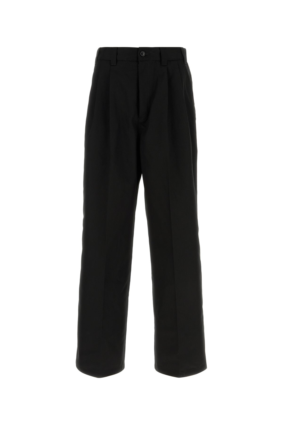 Black polyester blend pant - 1