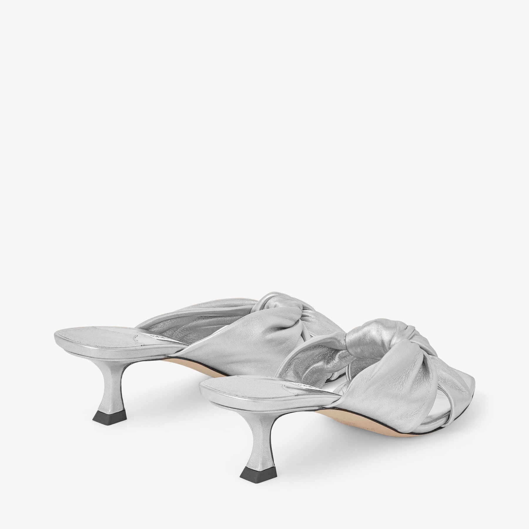 Avenue 50
Silver Metallic Nappa Mules - 5