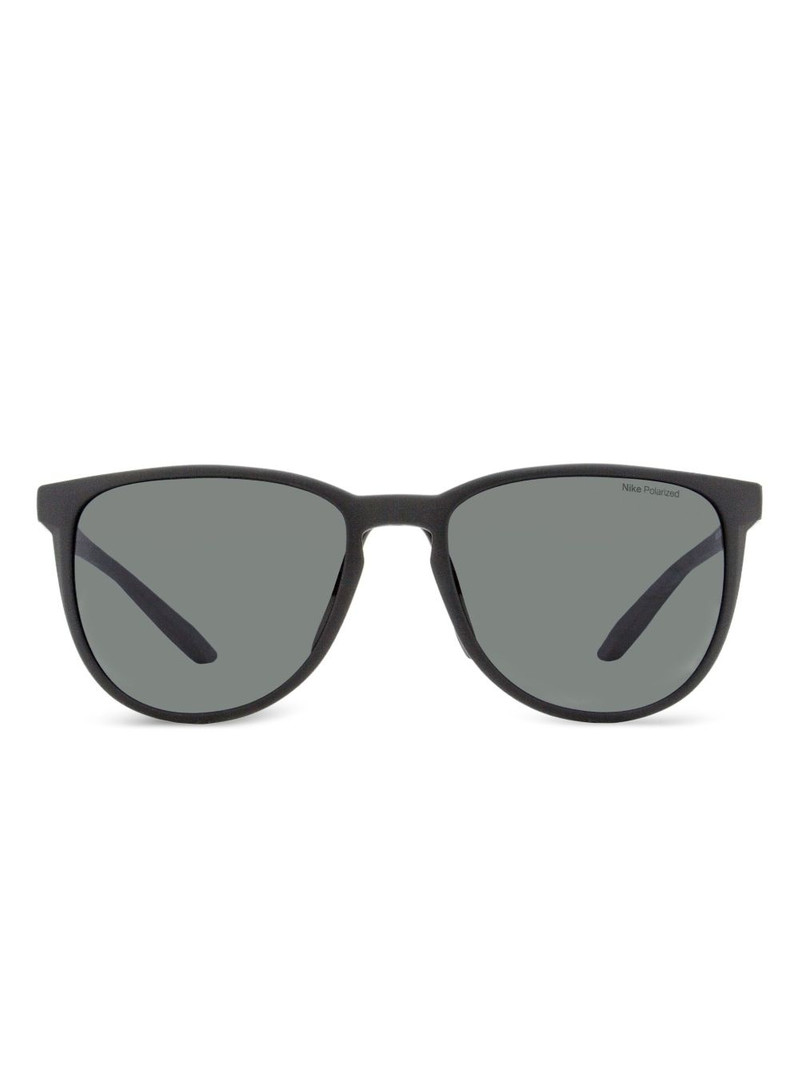 oval-frame keyhole-bridge sunglasses 1