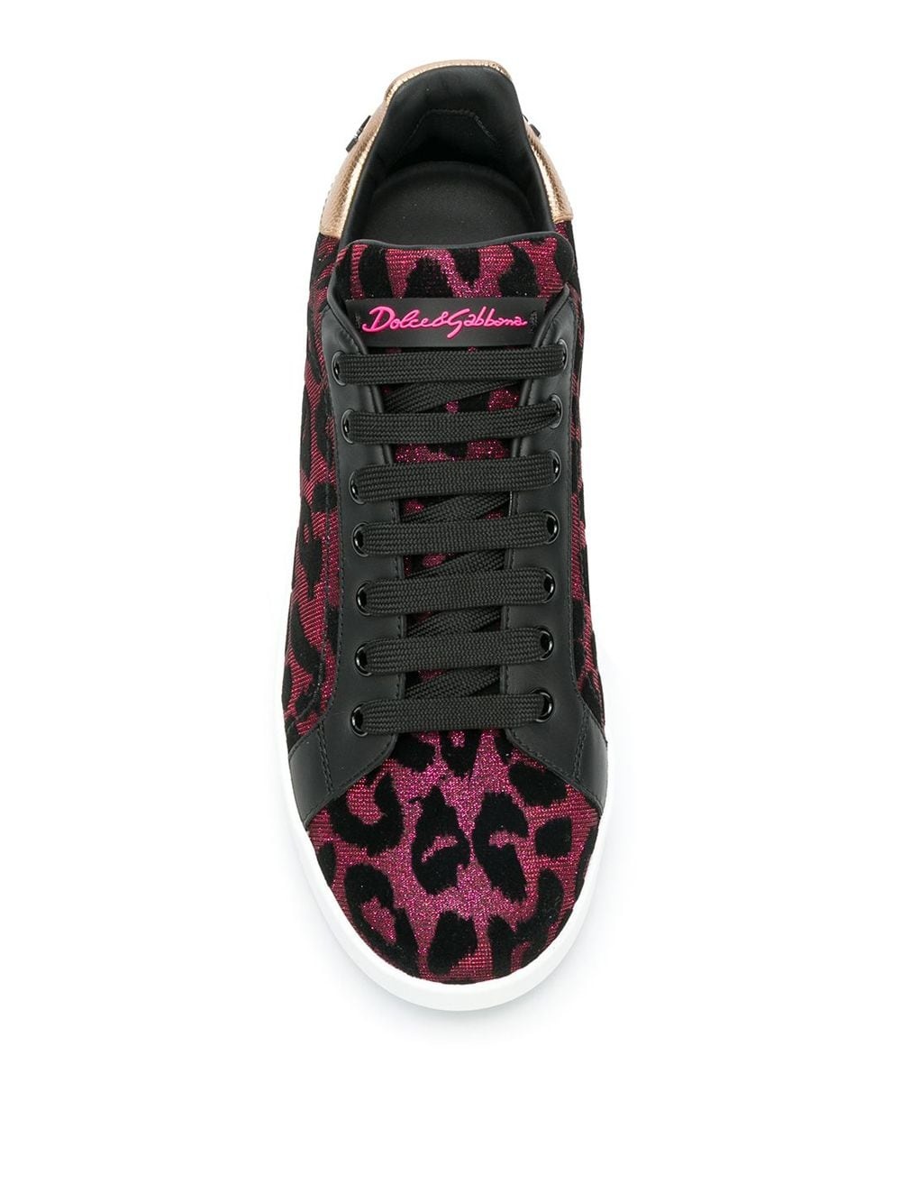 leopard print sneakers - 4