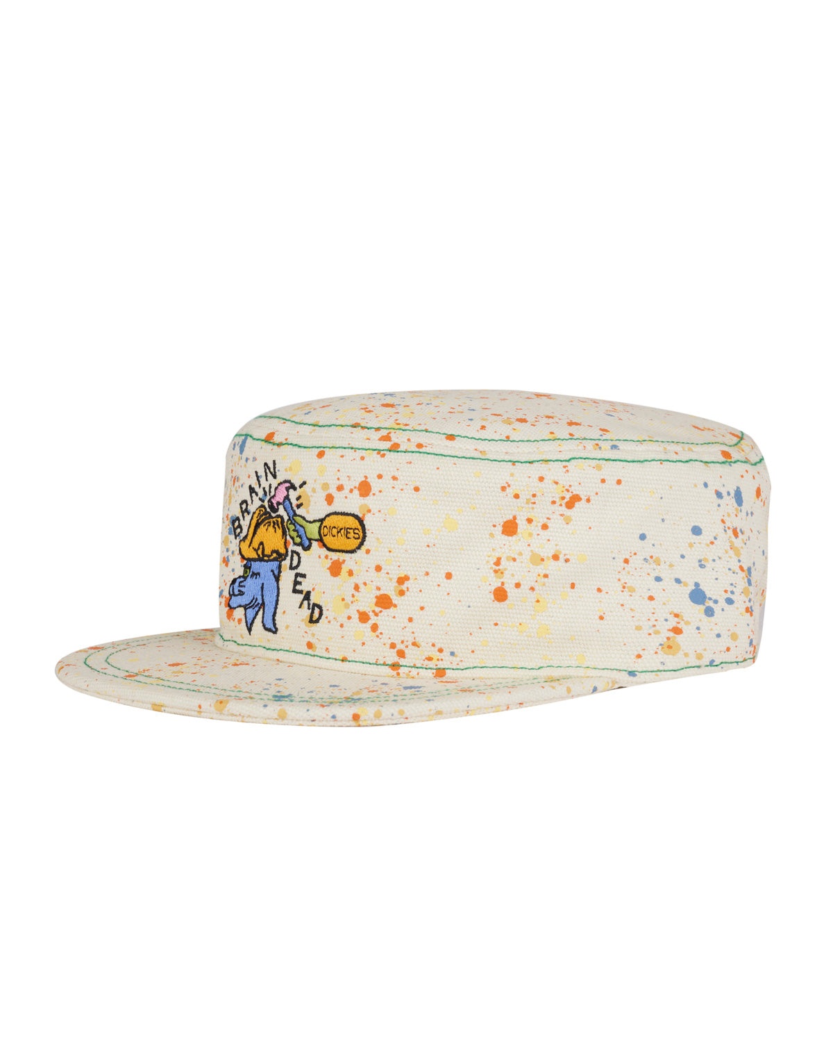 Dickies Embroidered Painters Cap - White Splatter - 2