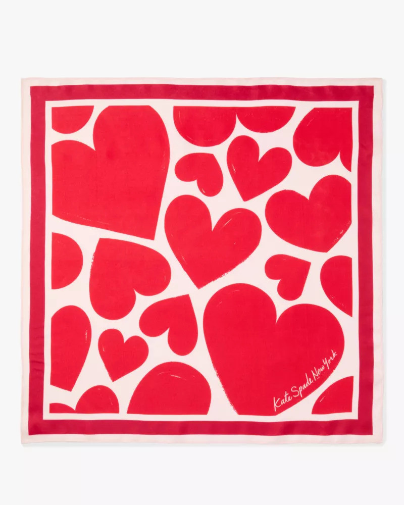 Sweet Hearts Silk Bandana 1