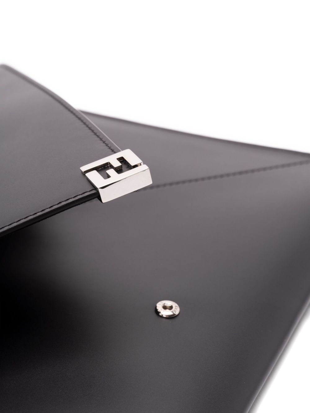 large FF press-stud clutch bag - 4