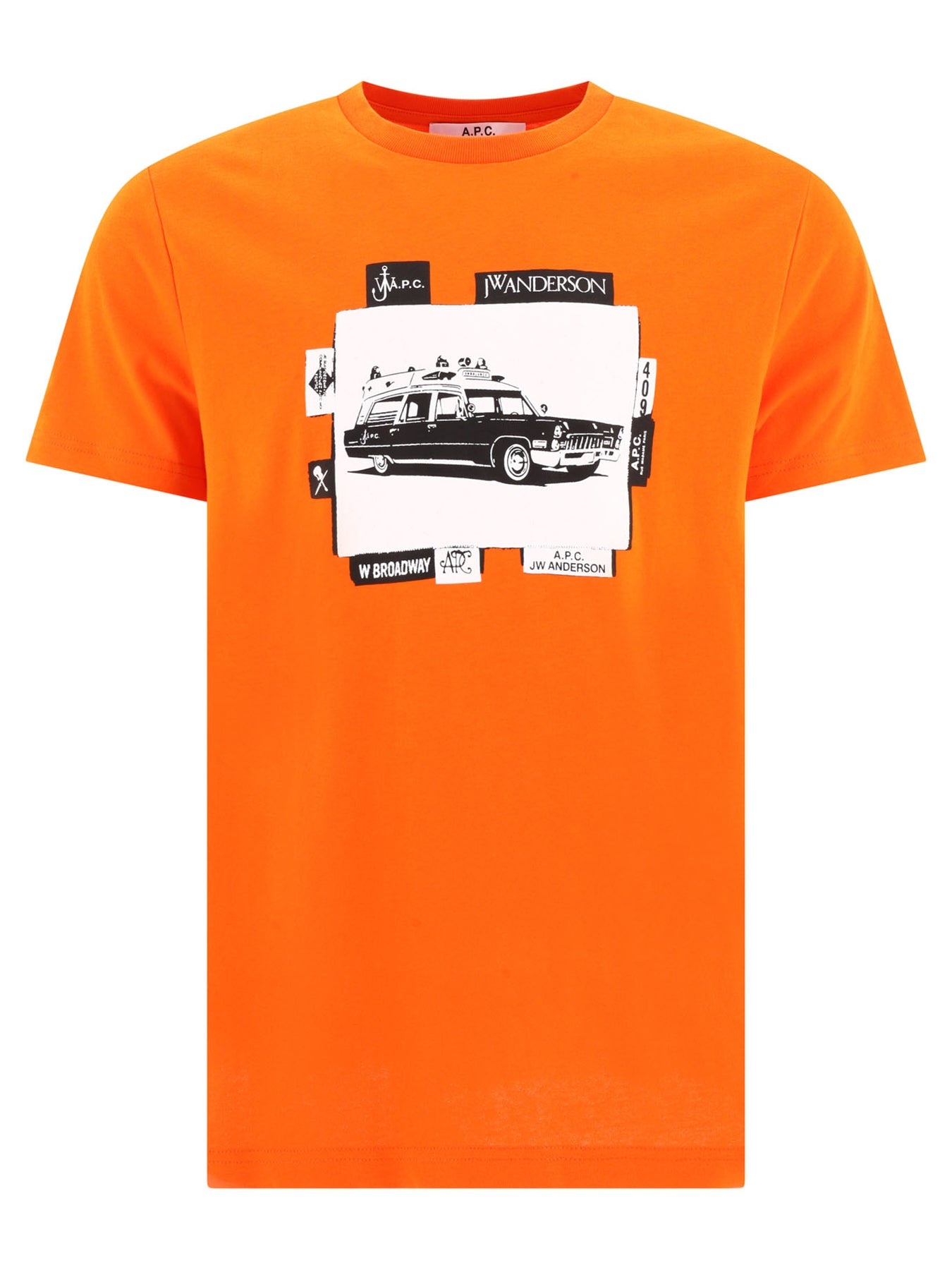 Jo Apc X Jw Anderson T-Shirts Orange - 1