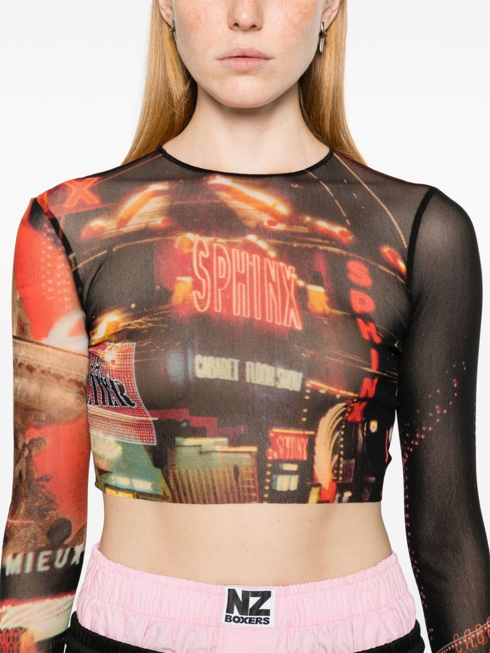 The Red Pigalle crop top - 5