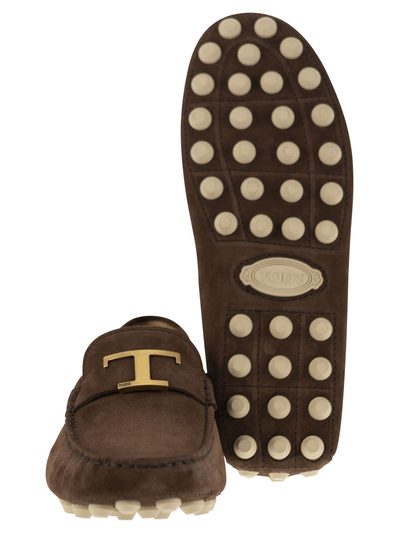 Tod's Men Rubber Bubble T Timeless In Suede Leather - 5