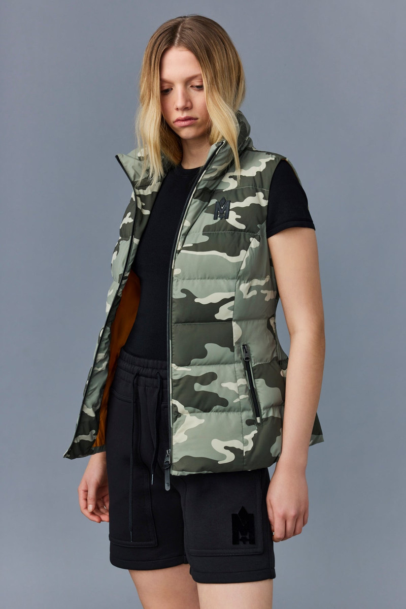 GISELA Agile-360 light down vest with stand collar 5