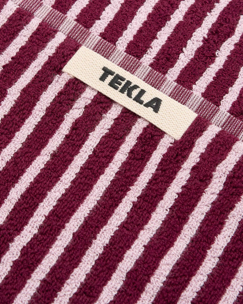 TEKLA Tekla Terry Washcloth Red & Rose outlook